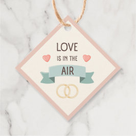 Etiquetas Para Lembrancinhas Dia de os namorados - O amor está no ar