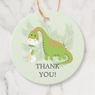 Etiquetas Para Lembrancinhas Dino Love Boys Chá de fraldas Favor Dift Tag