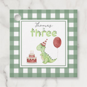 Etiquetas Para Lembrancinhas Dinosaur aquarela aniversário de 3 anos