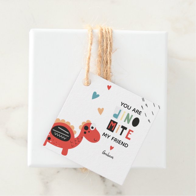 Etiquetas Para Lembrancinhas Dinossauro namorados (In Situ)