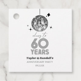 Etiquetas Para Lembrancinhas Disco Anima 60 Anos Festa de Aniversário de Casame