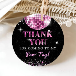 Etiquetas Para Lembrancinhas Disco Rosa Na Minha Era De Aniversário