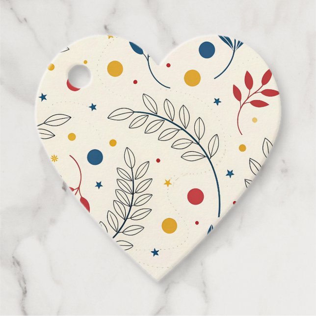 Etiquetas Para Lembrancinhas Diseño floral (Frente)