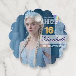 Etiquetas Para Lembrancinhas Disney's Frozen Elsa Birthday personalize name