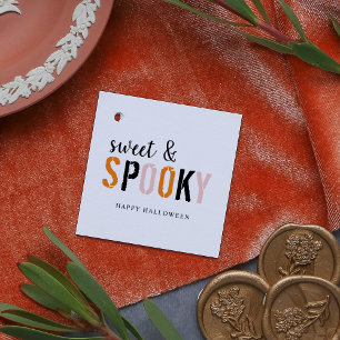 Etiquetas Para Lembrancinhas Doce Colorido E Spooky   Feliz Dia das Bruxas 