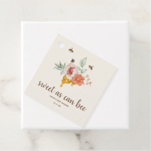 Etiquetas Para Lembrancinhas Doce Como A Abelha Floral Chá de fraldas De Honeyc