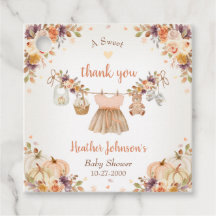 Doce Pequena Abóbora Churrasco de Bebê de Outono