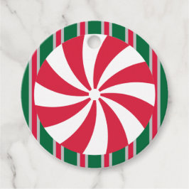 Etiquetas Para Lembrancinhas Doces de hortelã-pimenta de Natal divertida e Rico