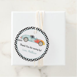 Etiquetas Para Lembrancinhas Dois Aniversário de Carro Race Rápido