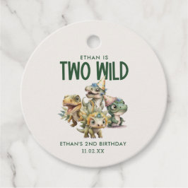 Etiquetas Para Lembrancinhas Dois Favor do Partido segundo aniversário do Dinos