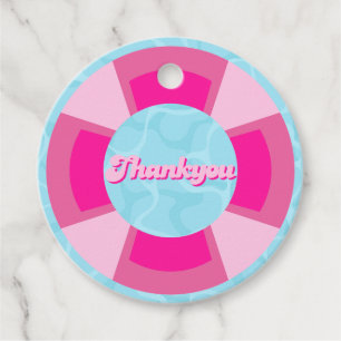 Etiquetas Para Lembrancinhas Dois legal aniversários de verão de piscina tropic