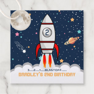Etiquetas Para Lembrancinhas Dois o segundo aniversário da Moon Rocket Ship