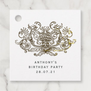 Etiquetas Para Lembrancinhas Dragão Vintage Russo Shimmering