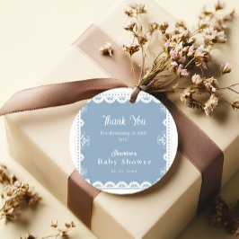 Etiquetas Para Lembrancinhas Dusty Blue mexicano chá de fraldas papel picado