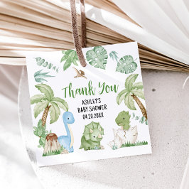 Etiquetas Para Lembrancinhas É um Chá de fraldas de Dinossauro