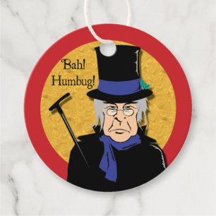 Etiquetas Para Lembrancinhas Ebenezer Scrooge Bah! Farsa!