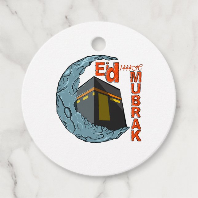 Etiquetas Para Lembrancinhas Eid muçulmano (Frente)