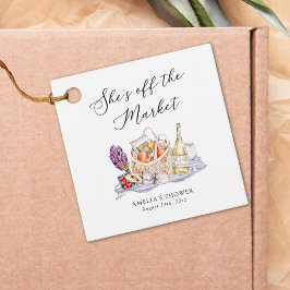 Etiquetas Para Lembrancinhas Ela está fora do Chá de panela de Mercado do Agric