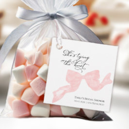 Etiquetas Para Lembrancinhas Ela Fez o Nó Laço Chuveiro de Noiva Agradecimento