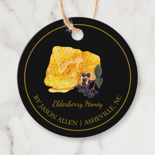 Etiquetas Para Lembrancinhas Elderberry Mel Simples