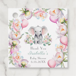 Etiquetas Para Lembrancinhas Elefante Para Bebês Com Chá de fraldas De Peões E