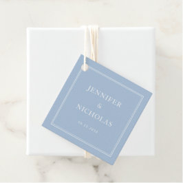 Etiquetas Para Lembrancinhas Elegant Formal Powder Blue Wedding