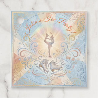 Etiquetas Para Lembrancinhas Elegant Winter Ice Skating Birthday 