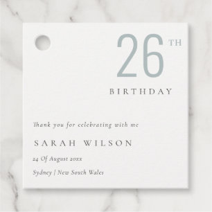 Etiquetas Para Lembrancinhas Elegante azul-escuro mínimo a frio qualquer Aniver