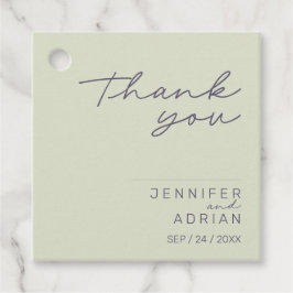 Etiquetas Para Lembrancinhas Elegante Beige Mínimo Obrigado Pelas Marcações De
