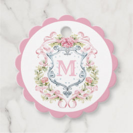 Etiquetas Para Lembrancinhas Elegante Chuva de Noiva Floral Monograma