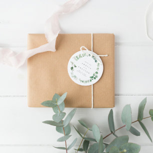 Etiquetas Para Lembrancinhas Elegante Greenery Weding Obrigado