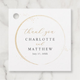 Etiquetas Para Lembrancinhas Elegante Obrigado Casamento Dourado