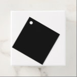 Etiquetas Para Lembrancinhas Elegante Preto Sólido<br><div class="desc">Preto</div>