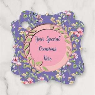 Etiquetas Para Lembrancinhas Elegante Quadro Floral: para Todas as Ocasioes Fav