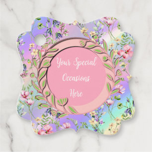 Etiquetas Para Lembrancinhas Elegante Quadro Floral: para Todas as Ocasioes Fav