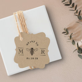 Etiquetas Para Lembrancinhas Elegante quer ser o Bee Honey Wedding Kraft