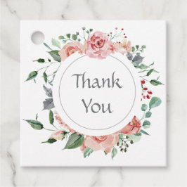 Etiquetas Para Lembrancinhas Elegante Rosa Vermelho Rosa Casamento Agradeciment