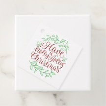 Elegante tem uma caligrafia de Natal Holly Jolly