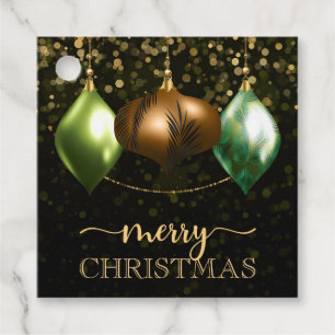 Etiquetas Para Lembrancinhas Elegantes Bolas de Natal Safari Jungle