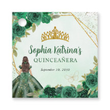 Emerald Green Glam Dourada Princesa Floral Tiara