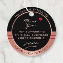 Encapsulamento Classy Black e Rosa Dourado Obrigad