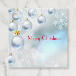 Etiquetas Para Lembrancinhas enfeites de natal e flocos de neve