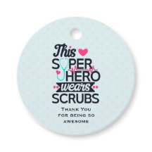 Enfermeira Incrível Super Herói Dizendo Typografo 