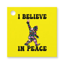 Engraçado Pé Grande Eu Acredito Em Paz