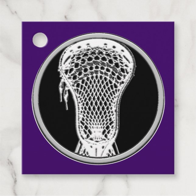 Etiquetas Para Lembrancinhas Equipe de Lacrosse (Frente)