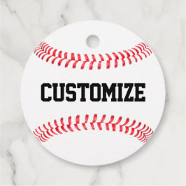 Etiquetas Para Lembrancinhas Equipe Personalizada do Partido Baseball ou Divers