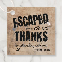 Escape Room Festa de aniversário Obrigado