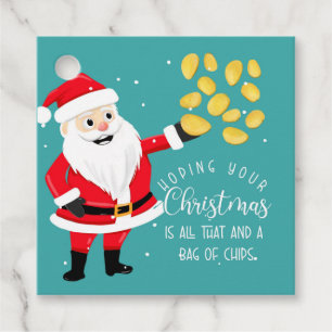 Etiquetas Para Lembrancinhas Esperando que seu Natal seja tudo isso e um saco d