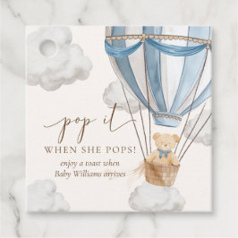 Etiquetas Para Lembrancinhas Espere, Teddy Bear Pop Quando Ela Pop