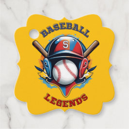 Etiquetas Para Lembrancinhas Espírito All-Star: Esporte Clássico do Baseball Es